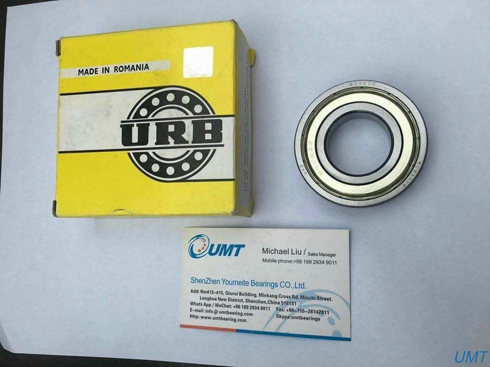 Stainless Steel URB Bearings 6010 ZZ 50 * 80 * 16mm With 59 63HRC