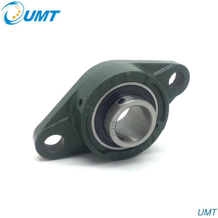 Grease Lubrication Pillow Block Bearings Chrome Steel UCFL205 For