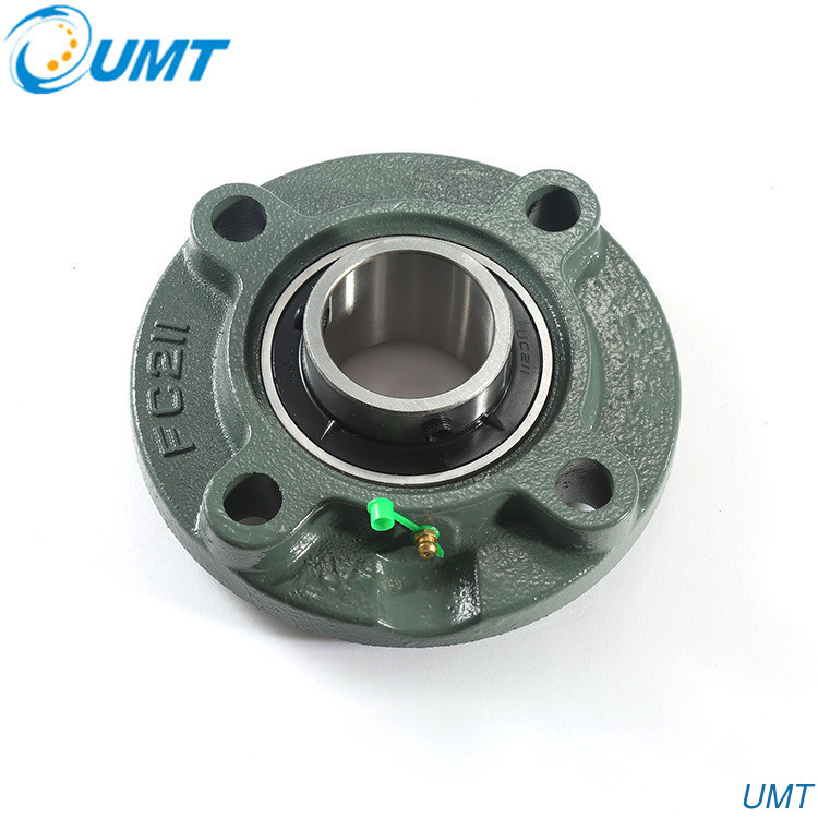 UCFC206 Pillow Bearing Blocks , Mounted Ball Bearings Grease Lubrication