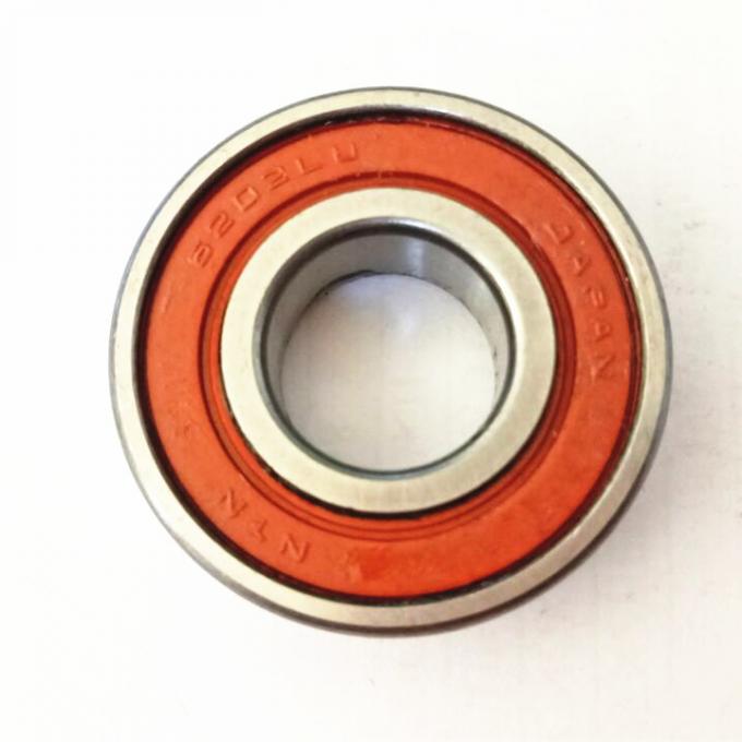 6204LLU NTN Ball Bearings , P6 Chrome Steel Deep Groove Ball Bearing