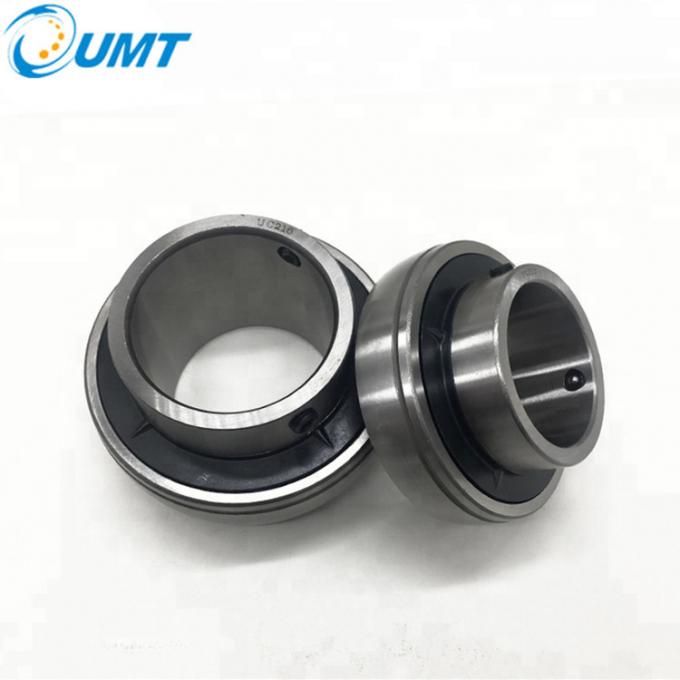 Steel Cage Pillow Block Bearings UC207 Grease Lubrication 6065HRC Hardness